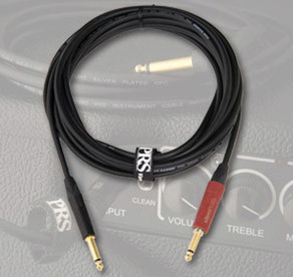 PRS Instrument Cable, Straight Jack to Straight Silent Jack - 10 Feet 