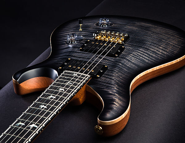 Custom24 30th Anniversary Wood Library Ten Top All Satin Finish Charcoal Burst